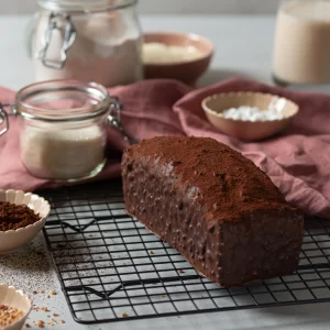 Cake marbré chocolat-vanille